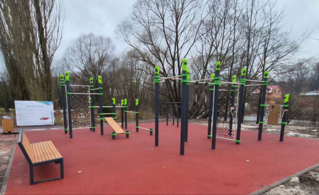 В Подольске продолжается модернизация детских игровых и спортивных площадок