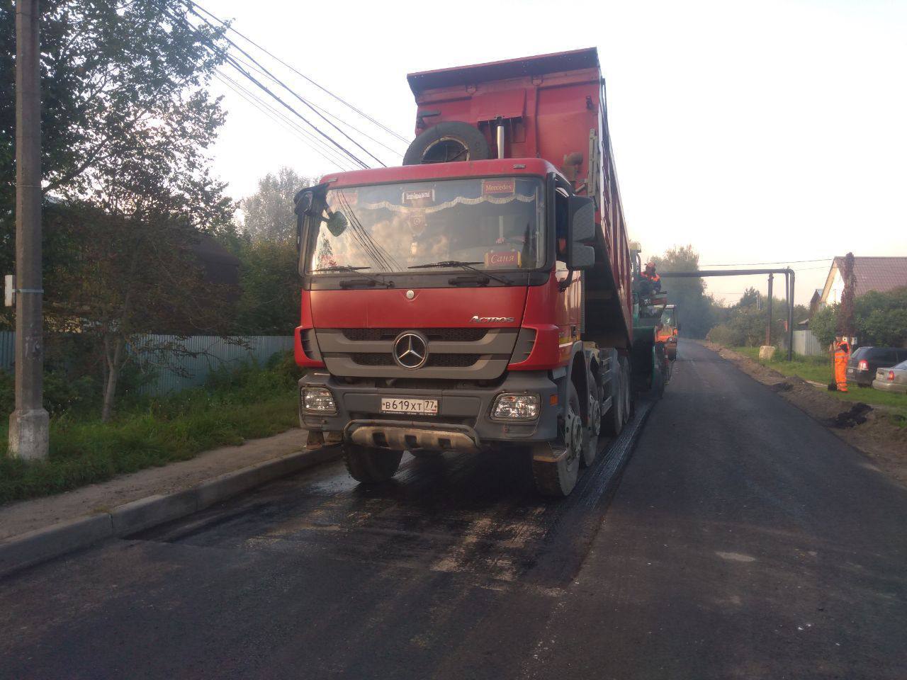  Завершился ремонт региональной дороги Щапово - Поливаново