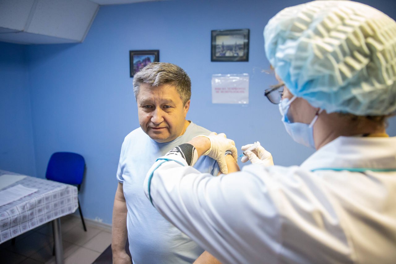 Выездная вакцинация началась в Подольске