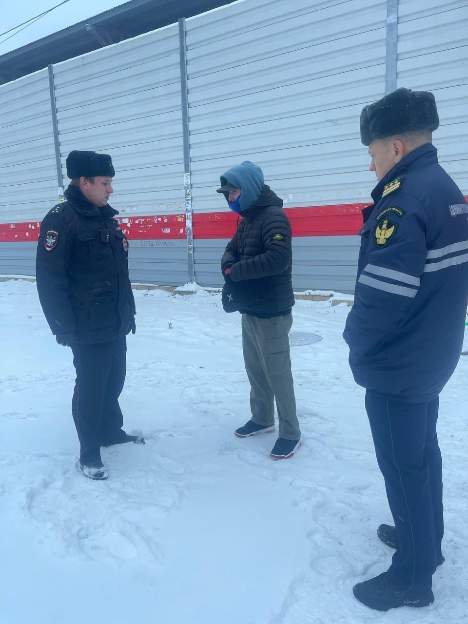 Рейд провели на станции Подольск