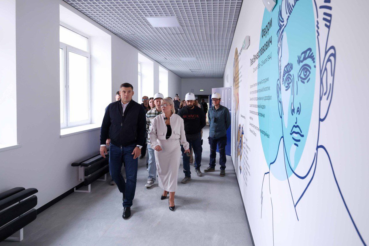 Практически завершен ремонт здания бывшей шестой школы Подольска