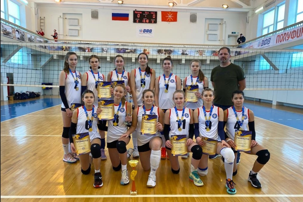 Подольские волейболистки в составе команды Подмосковья вышли в финал первенства России