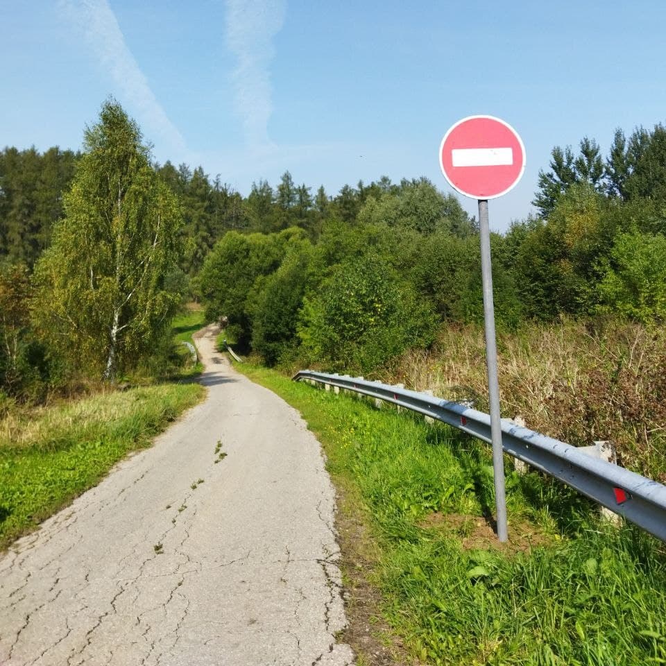 Аварийный мост через Петрицу