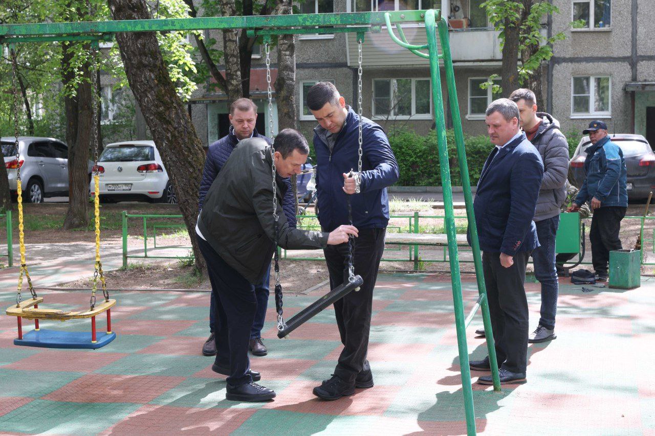 Мониторинг содержания Юбилейного провел лично глава Подольска