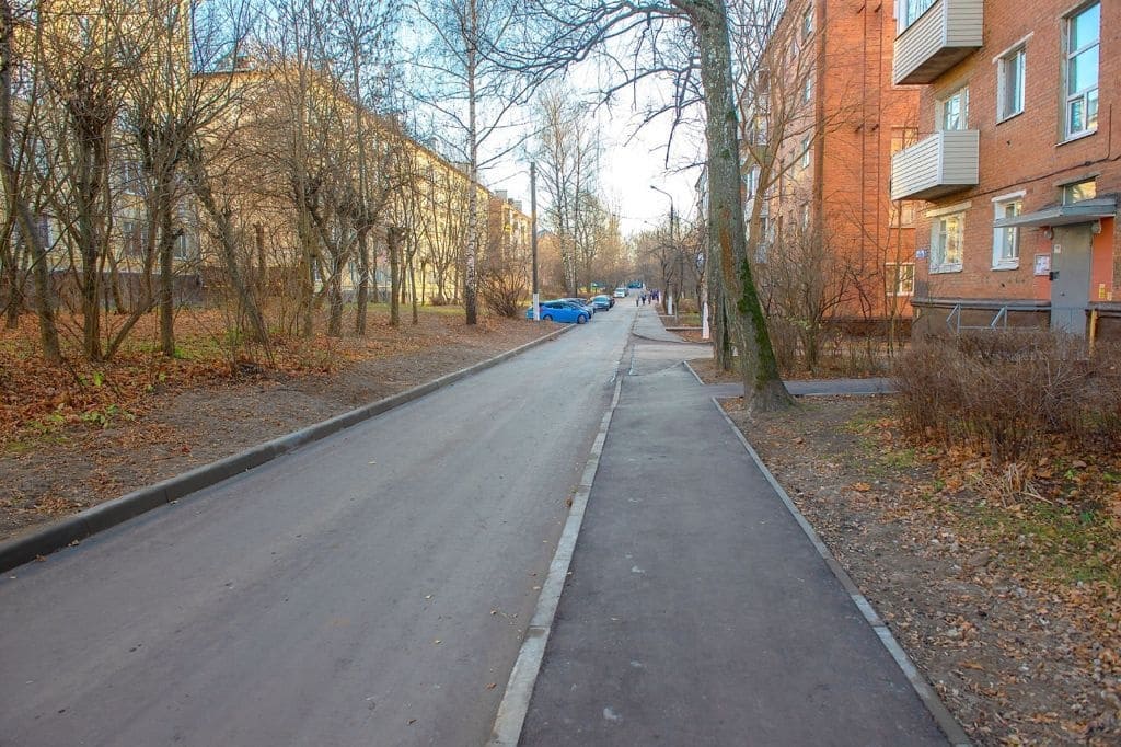 Улица Рожкова обновляется