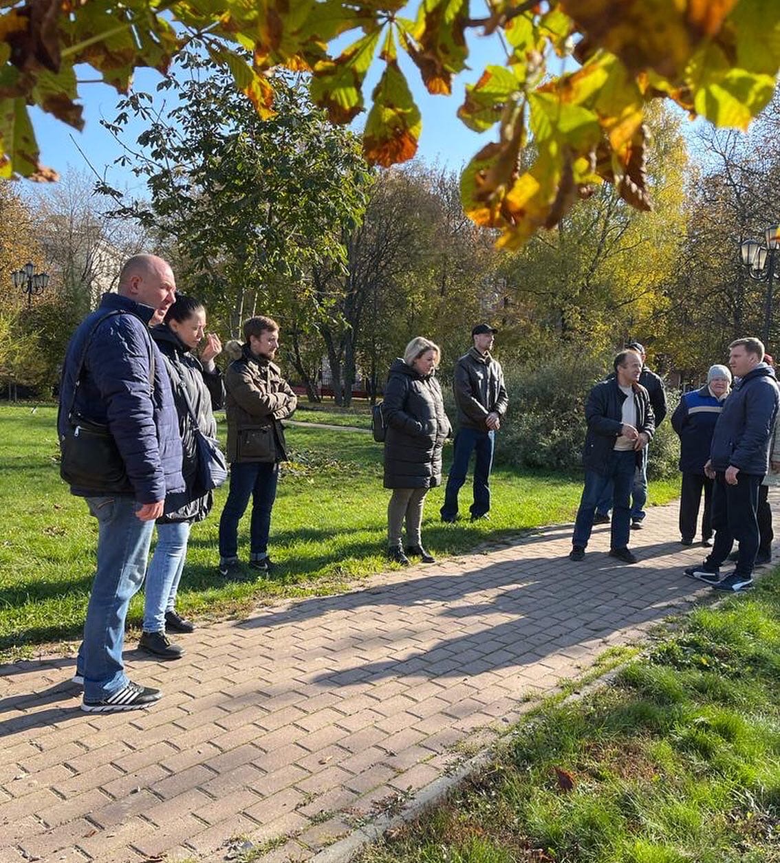 В Детском парке культуры и отдыха в Климовске 8 октября прошло собрание общественного совета парка