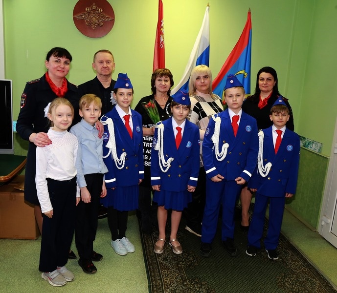 Подольские госавтоинспекторы провели день открытых дверей для школьников из отряда ЮИД