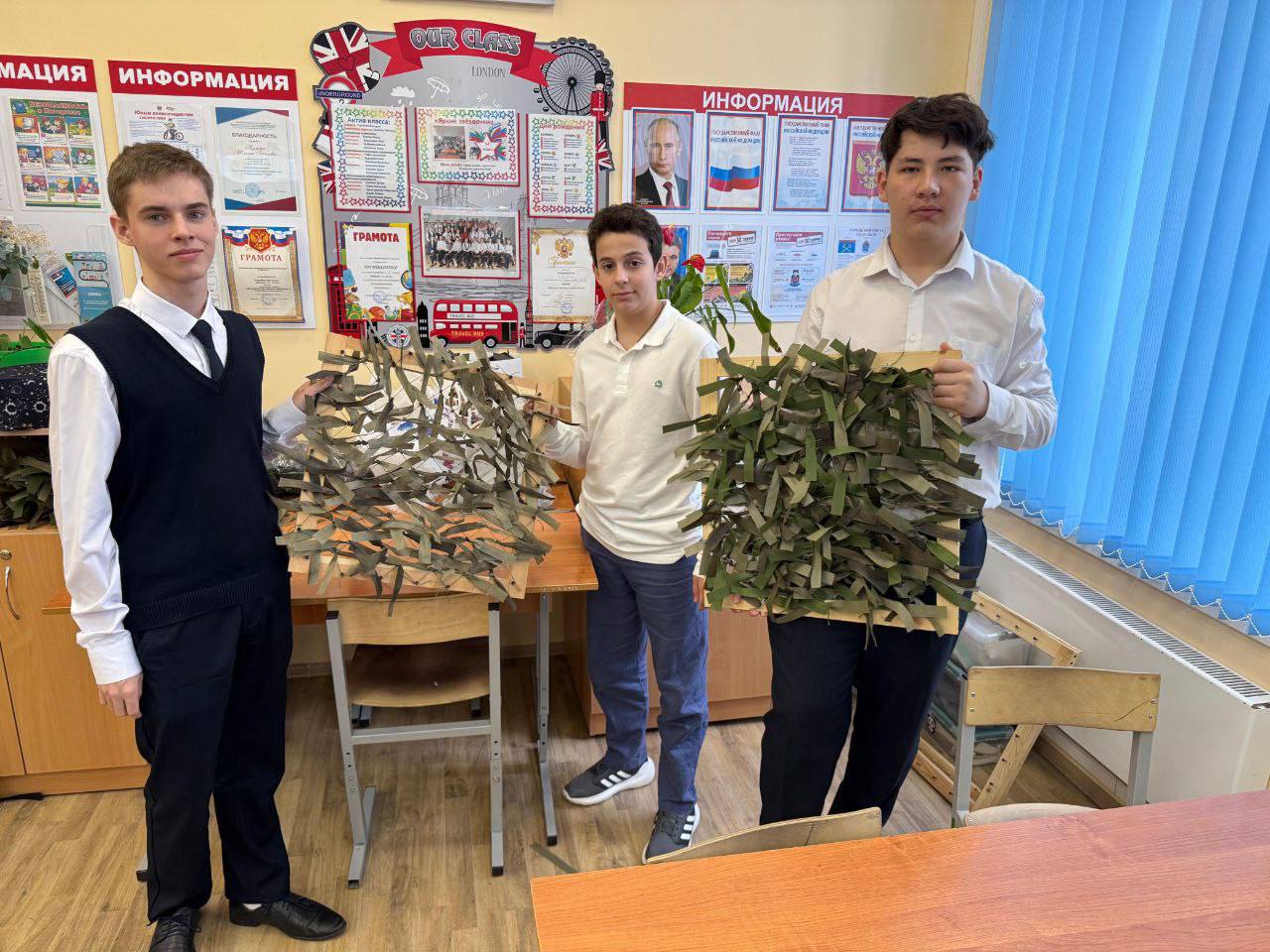 Андидроновые нашлемники мастерят в подольской школе Андидроновые нашлемники мастерят в подольской школе