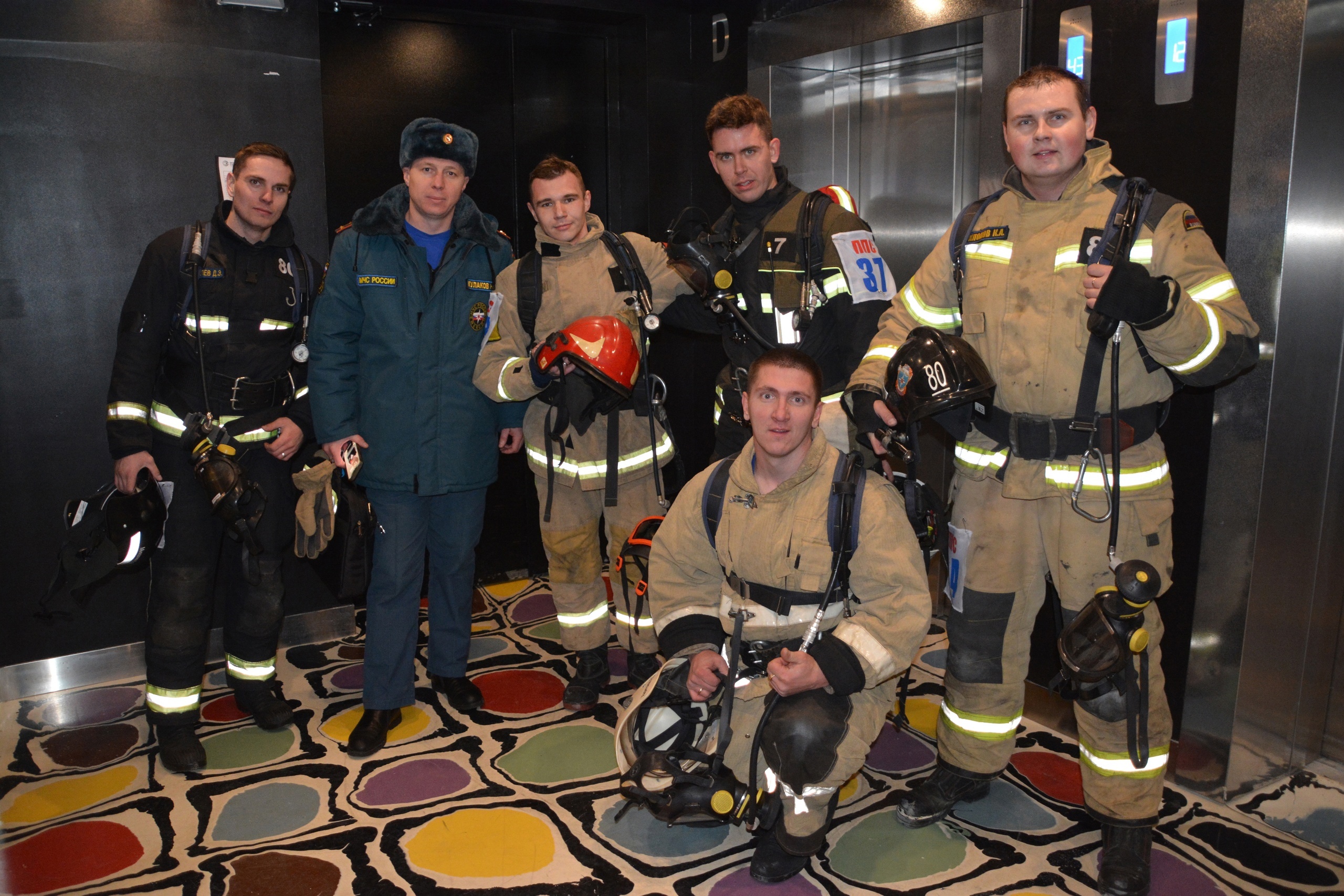 Пожарно-спасательная часть Подольского гарнизона отличилась на областных соревнованиях