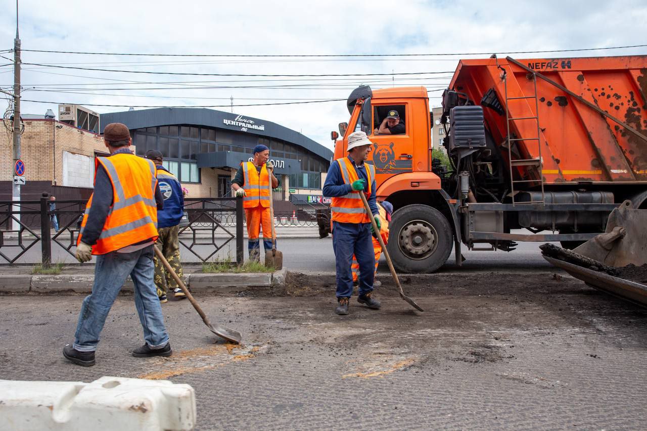 В Подольске ремонтируют дороги на улице Матросской и в деревне Северово