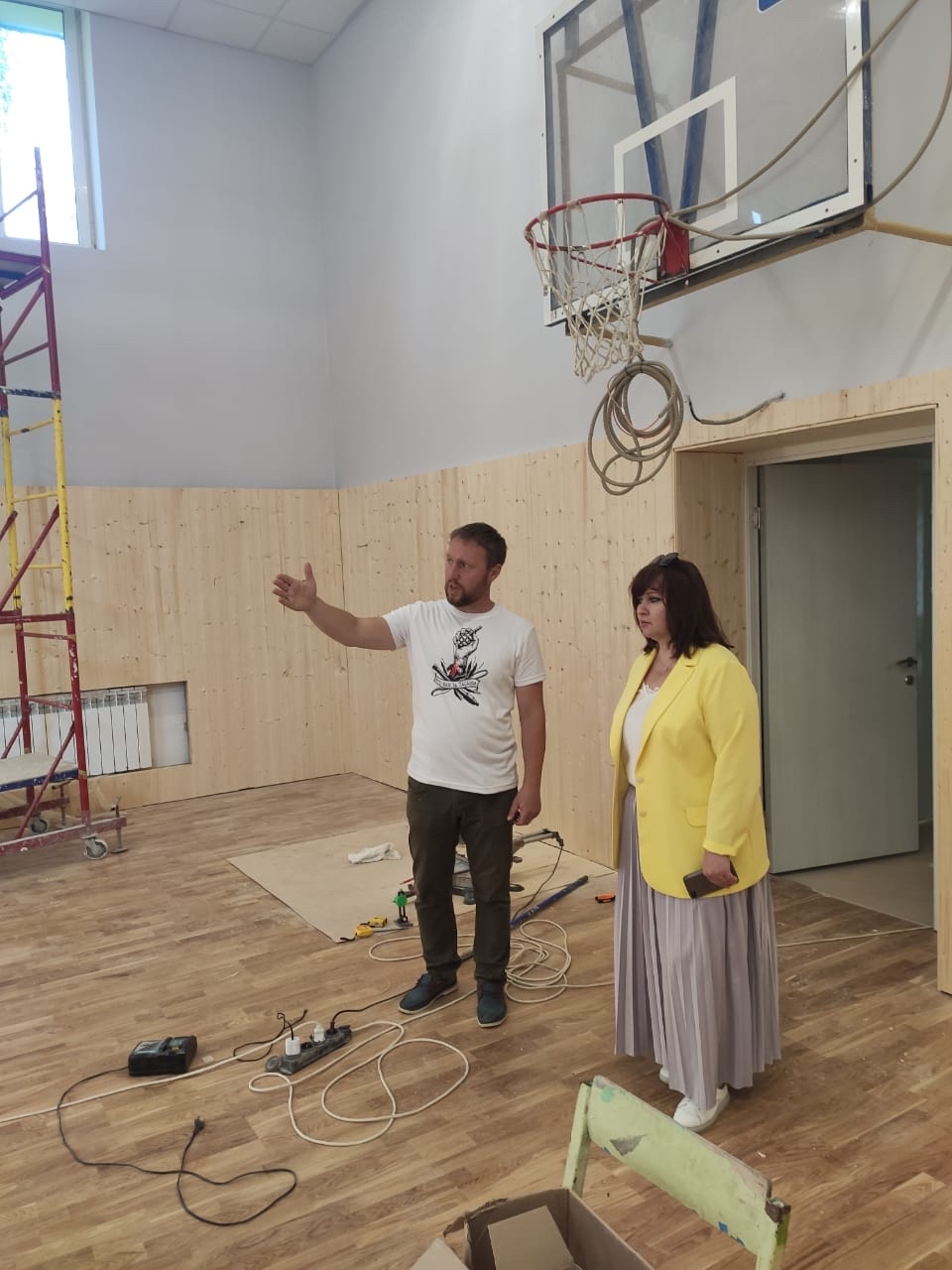 Завершается ремонт климовского лицея Завершается ремонт климовского лицея