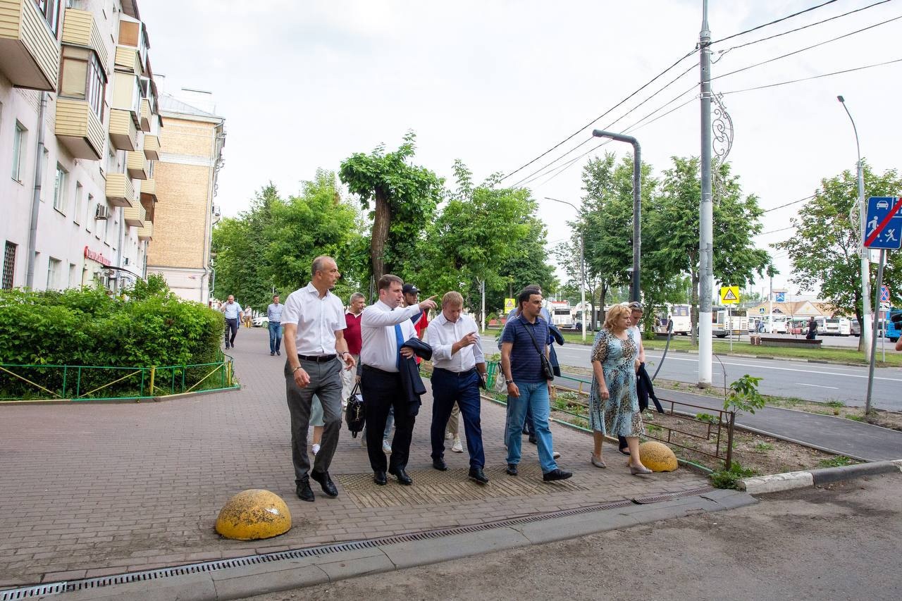 Глава Подольска проверил ход и качество благоустройства общественных пространств в Центральном микрорайоне Глава Подольска проверил ход и качество благоустройства общественных пространств в Центральном микрорайоне