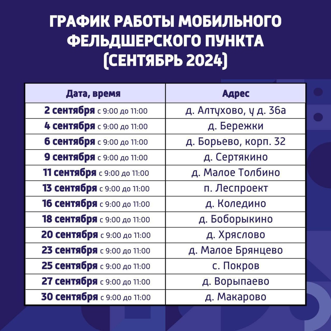 Диспансеризация в мобильном ФАПе продолжится в сентябре 