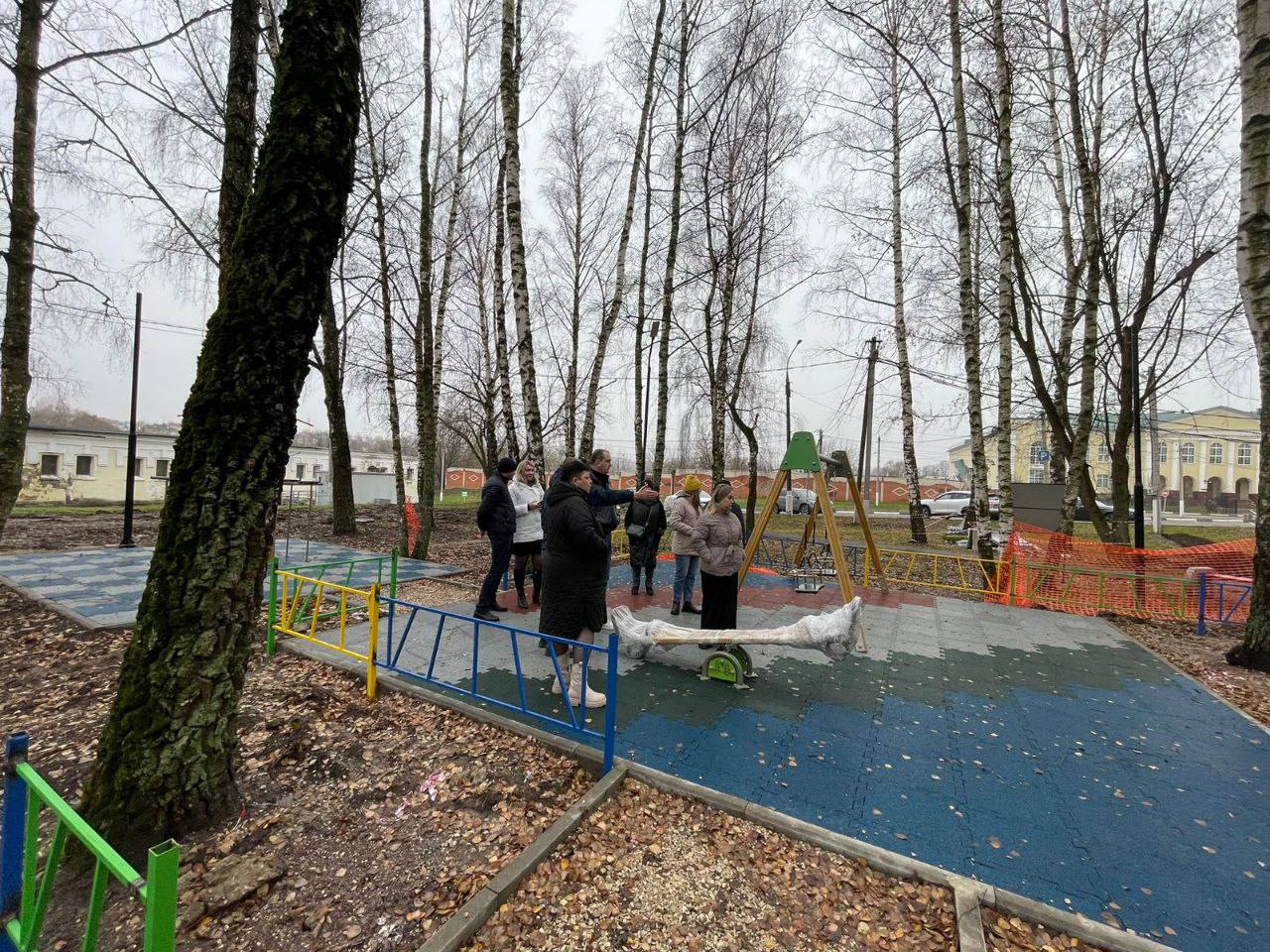 Детская площадка в Дубровицах откроется в ноябре