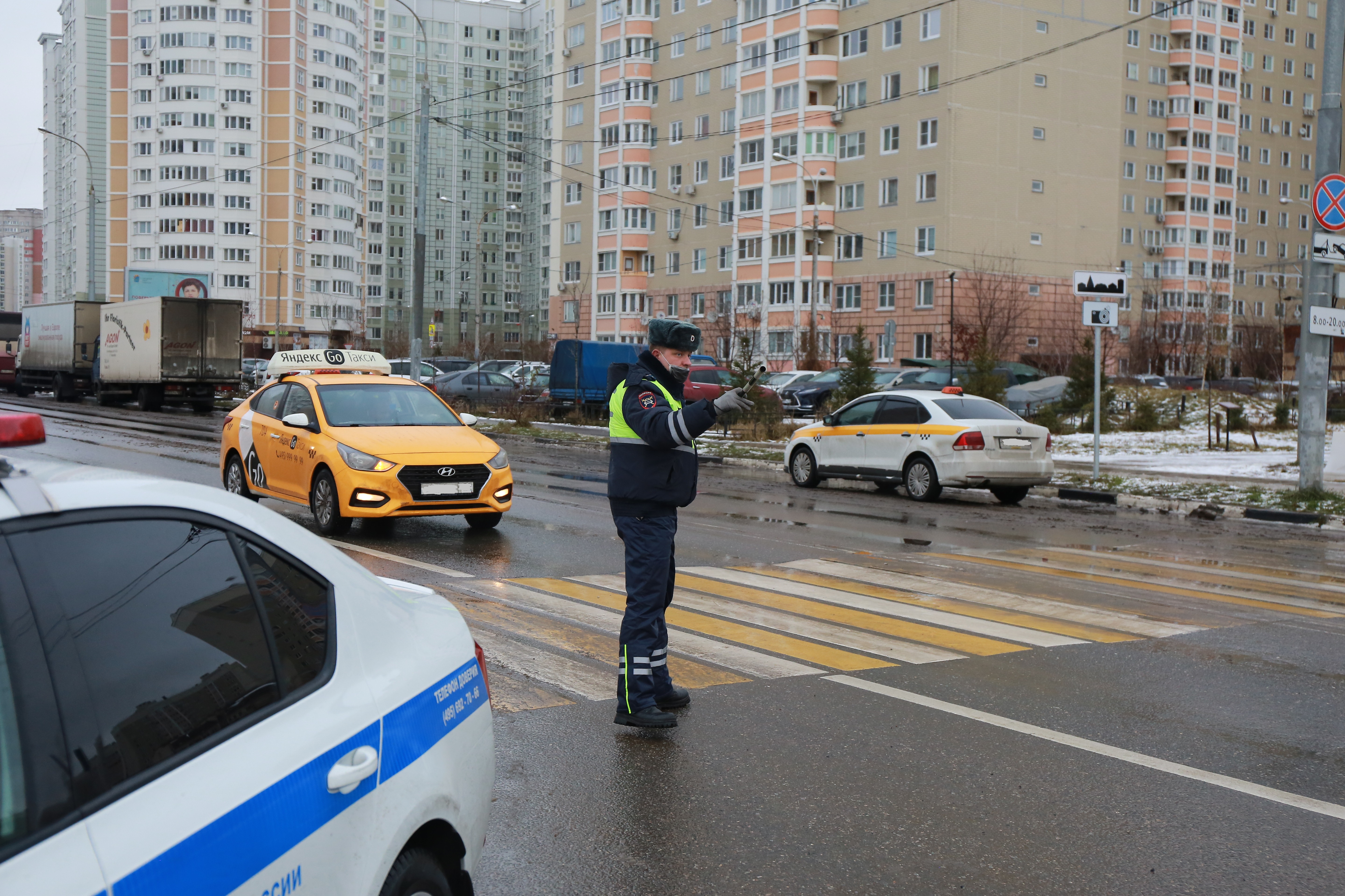 Рейды на пешеходных переходах проведет ГИБДД в Подольске