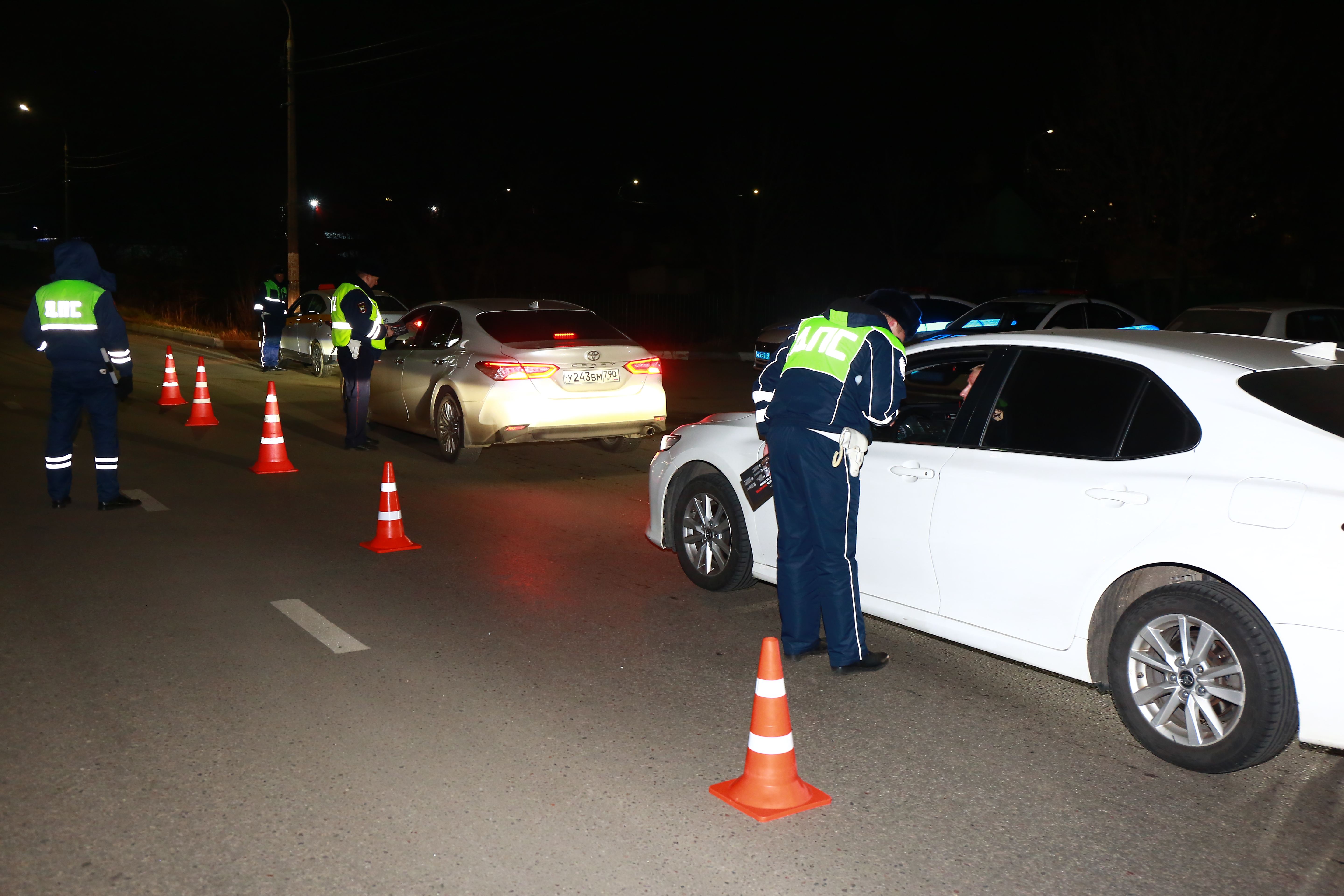 В Подольске проверили на опьянение 70 водителей