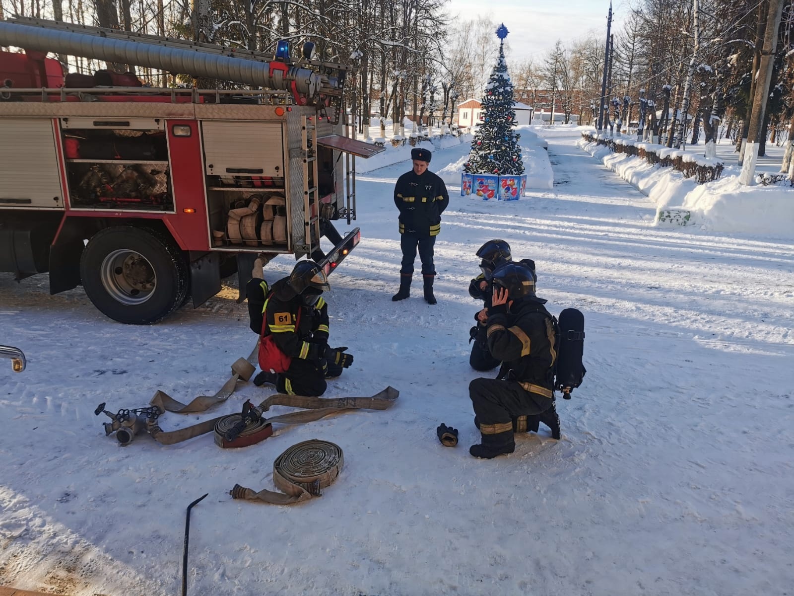 В пансионате «Подольский» прошла плановая учебная эвакуация