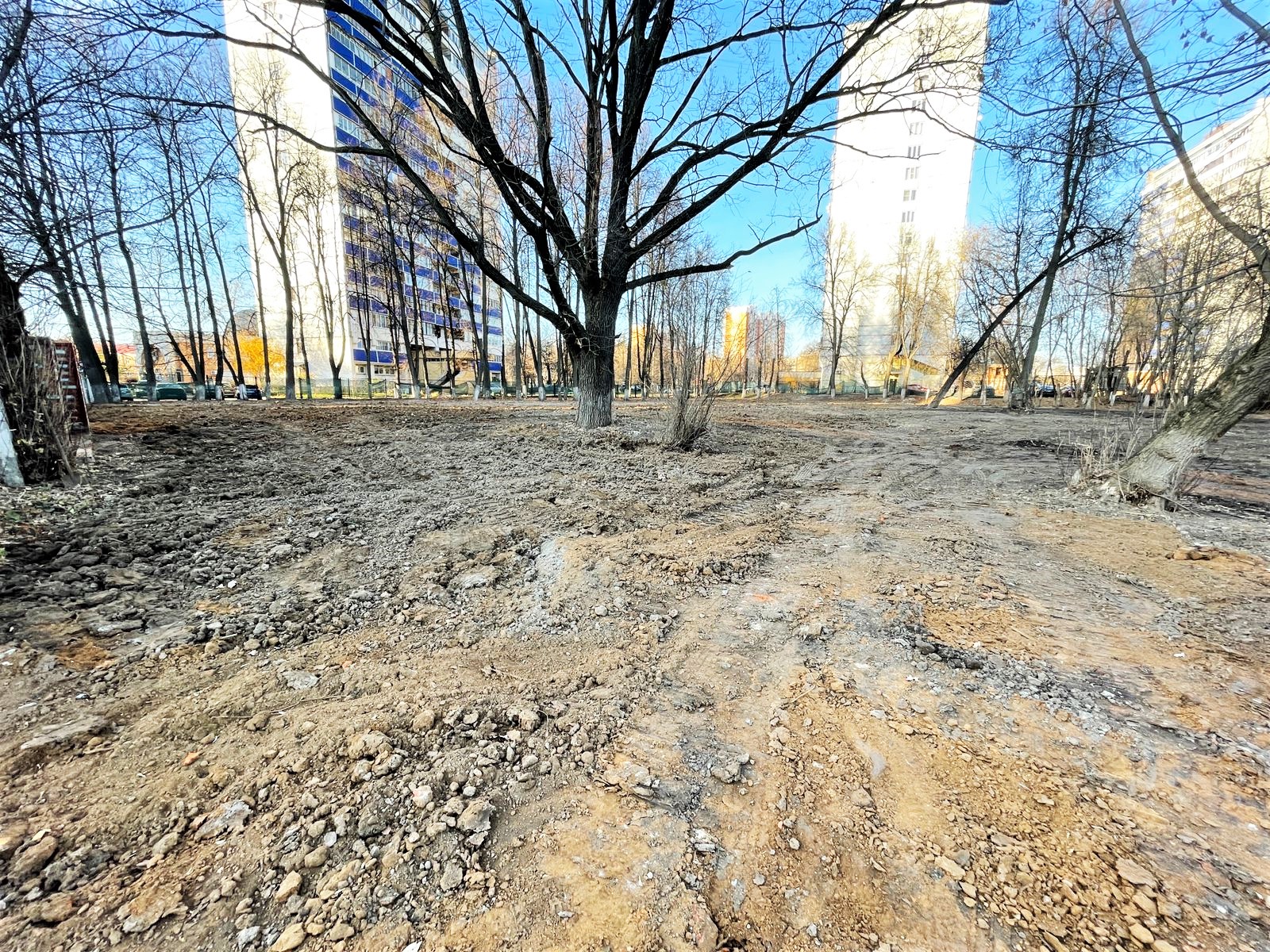 В Подольске снесли закрытую в 2015 году туберкулезную больницу на улице Трудовой