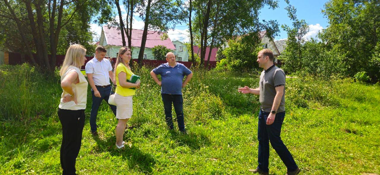В дер. Гривно выбрали место для установки спортивной площадки