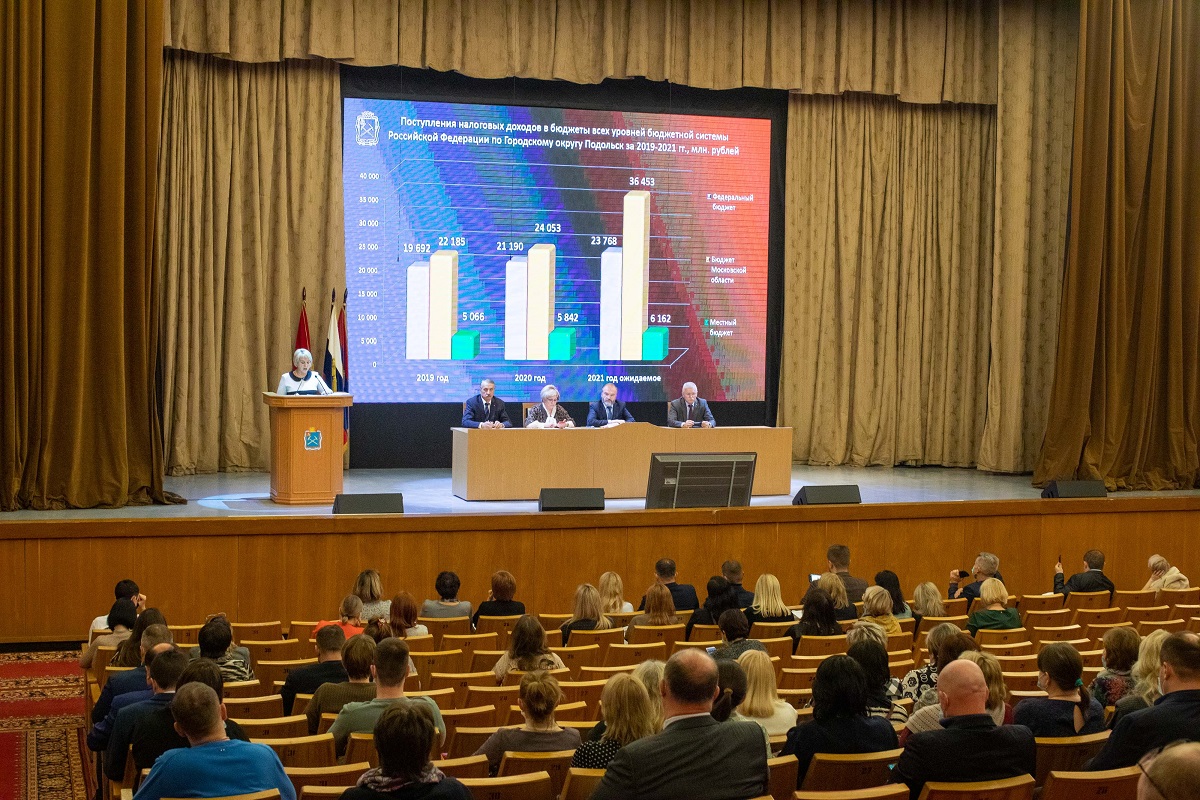 Публичные слушания по проекту решения Совета депутатов «О бюджете Городского округа Подольск на 2022 год и на плановый период 2023 и 2024 годов» состоялись 8 декабря