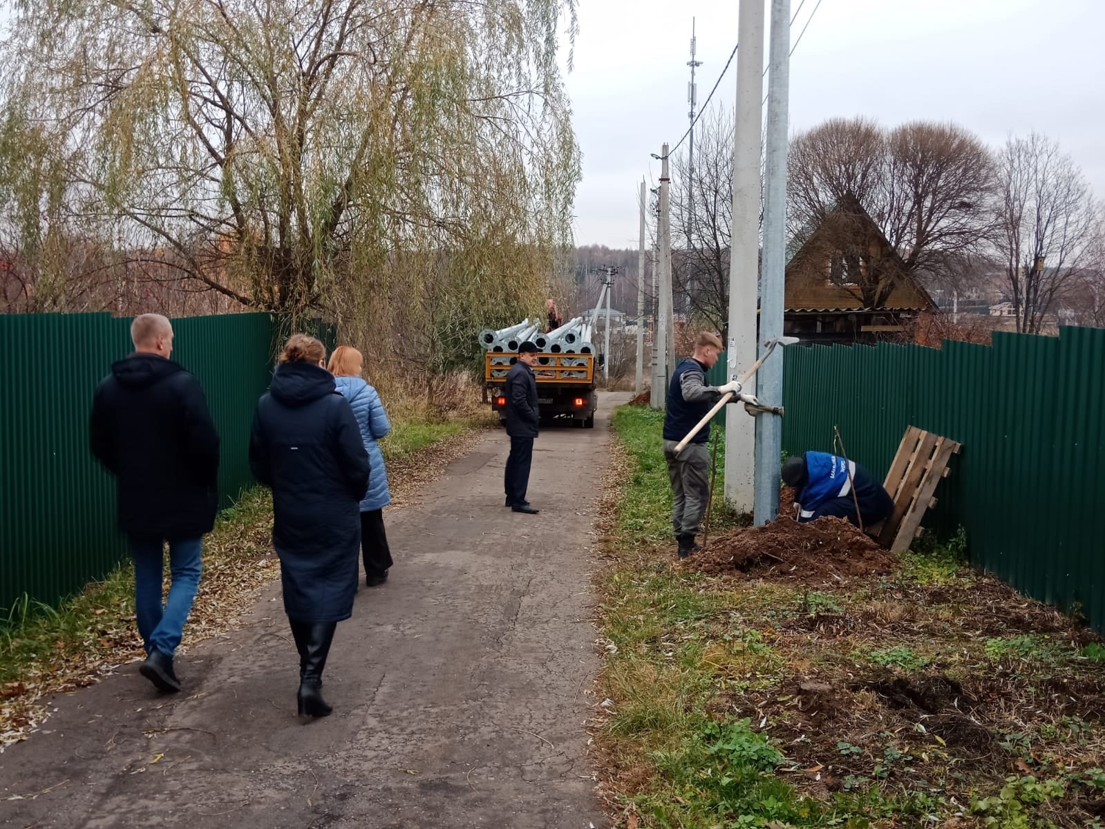 Новая линия освещения появится в деревне