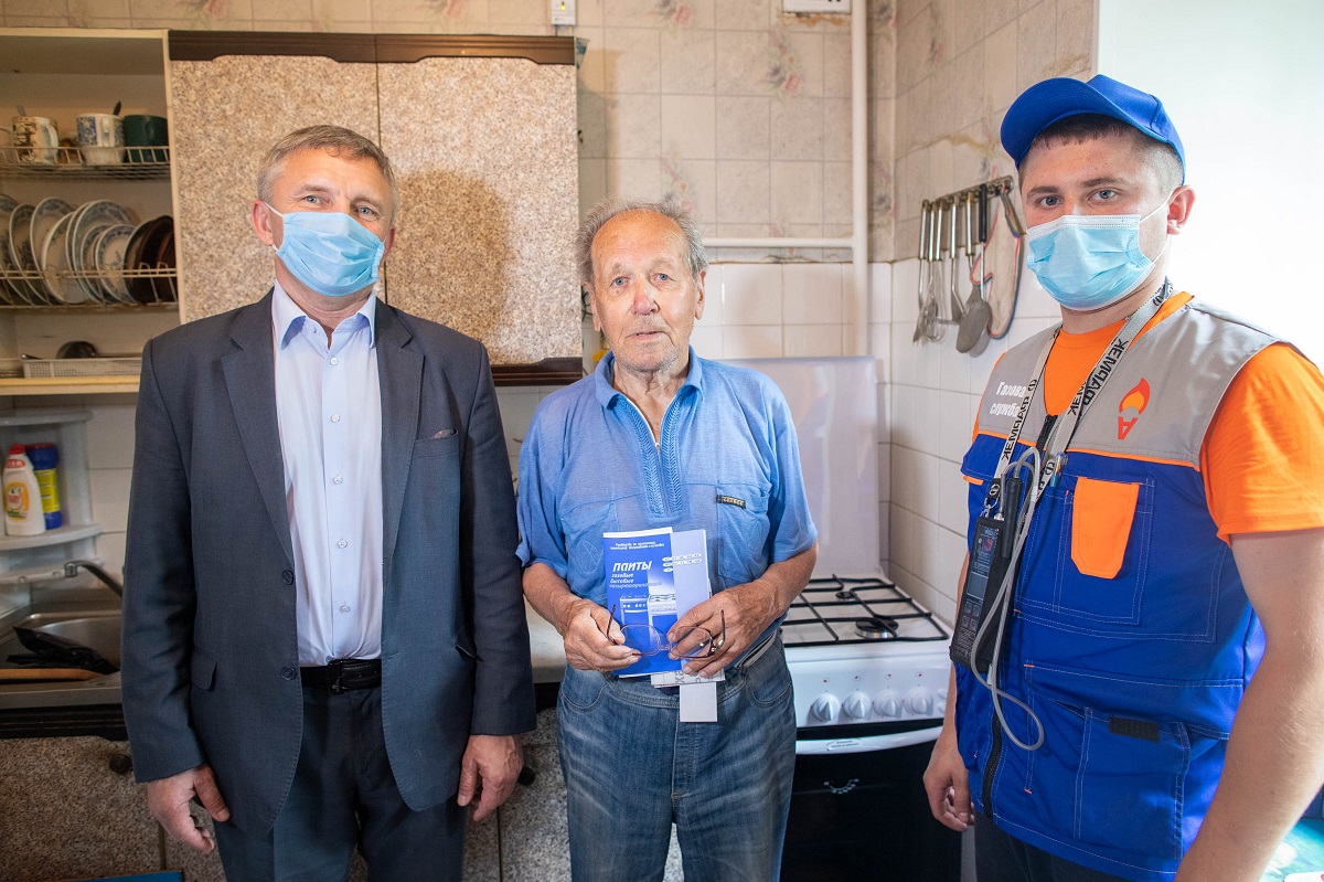 Труженику тыла из Подольска заменили газовое оборудование в рамках акции «Газовая безопасность»