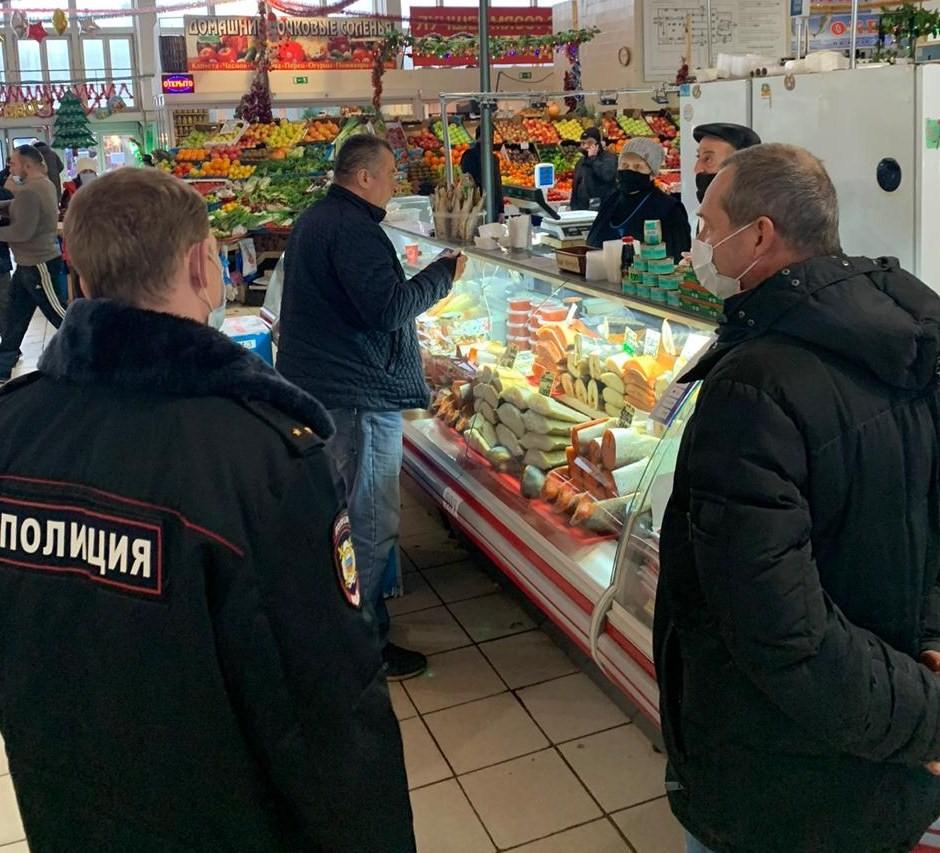 Очередной рейд по соблюдению эпиднорм на объектах потребительского рынка прошел 17 декабря