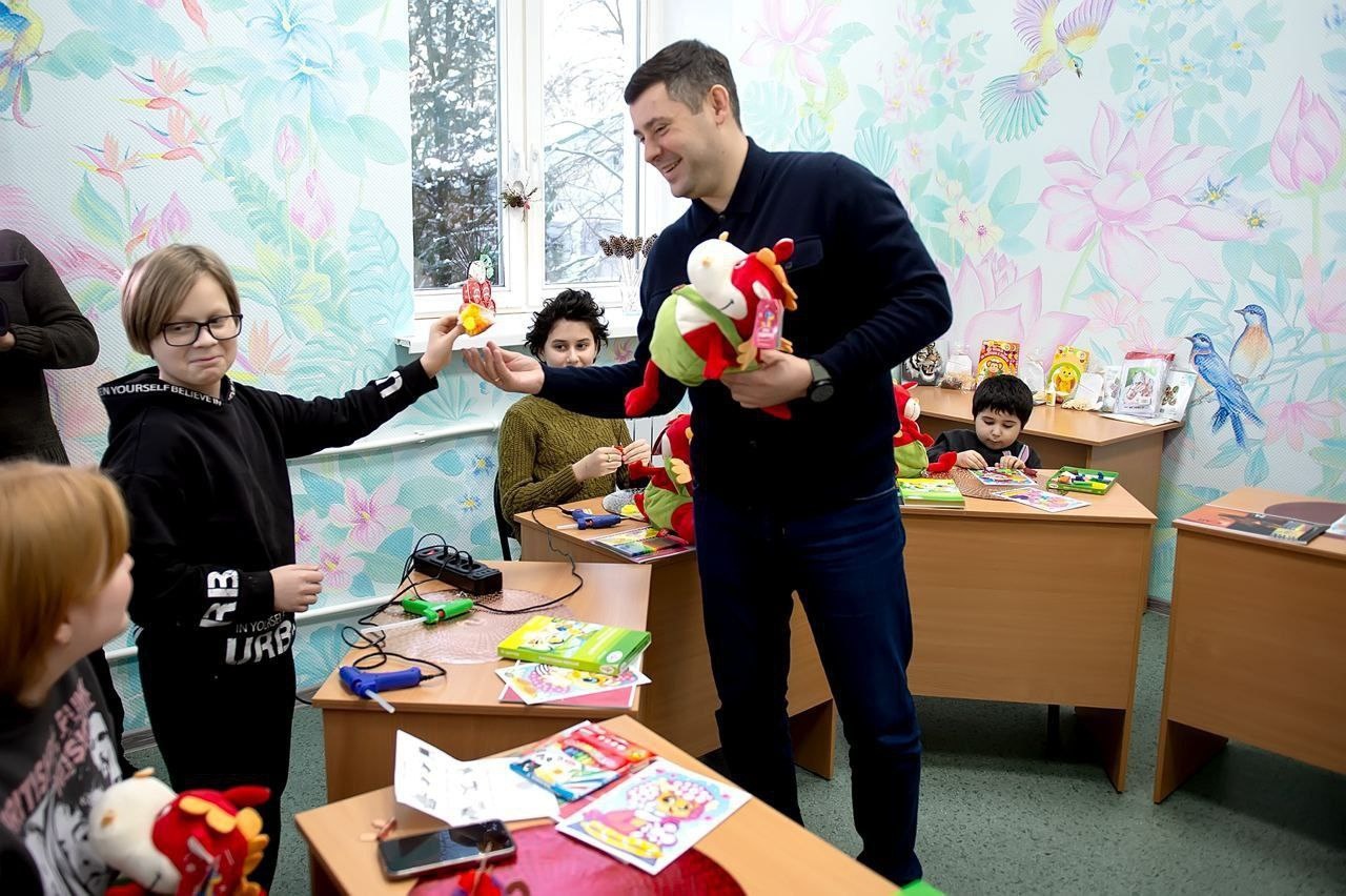 Навестили юных климовчан