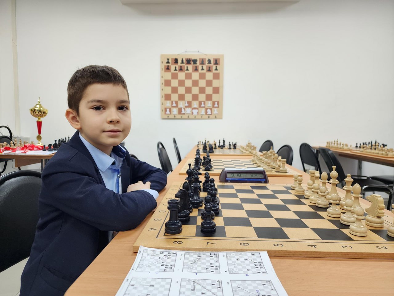 Маленький шахматист из Подольска прошел на первенство России Маленький шахматист из Подольска прошел на первенство России