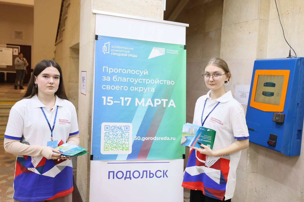 Каждый житель Подольска старше 14 лет может проголосовать за объекты благоустройства в муниципалитете 