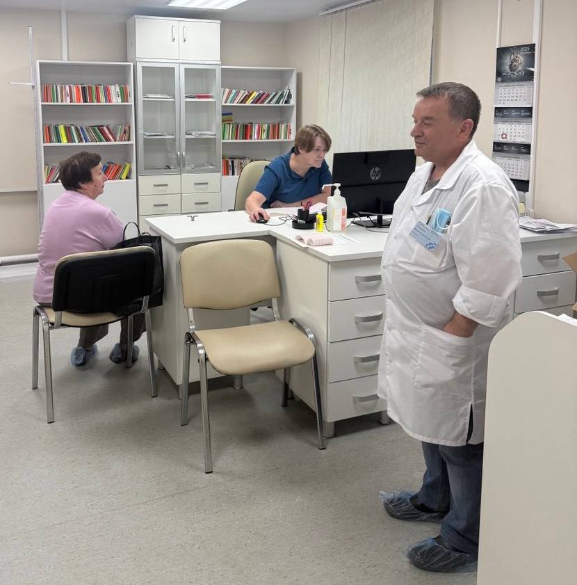 Жители Александровки проверили свое здоровье на выездной диспансеризации Жители Александровки проверили свое здоровье на выездной диспансеризации