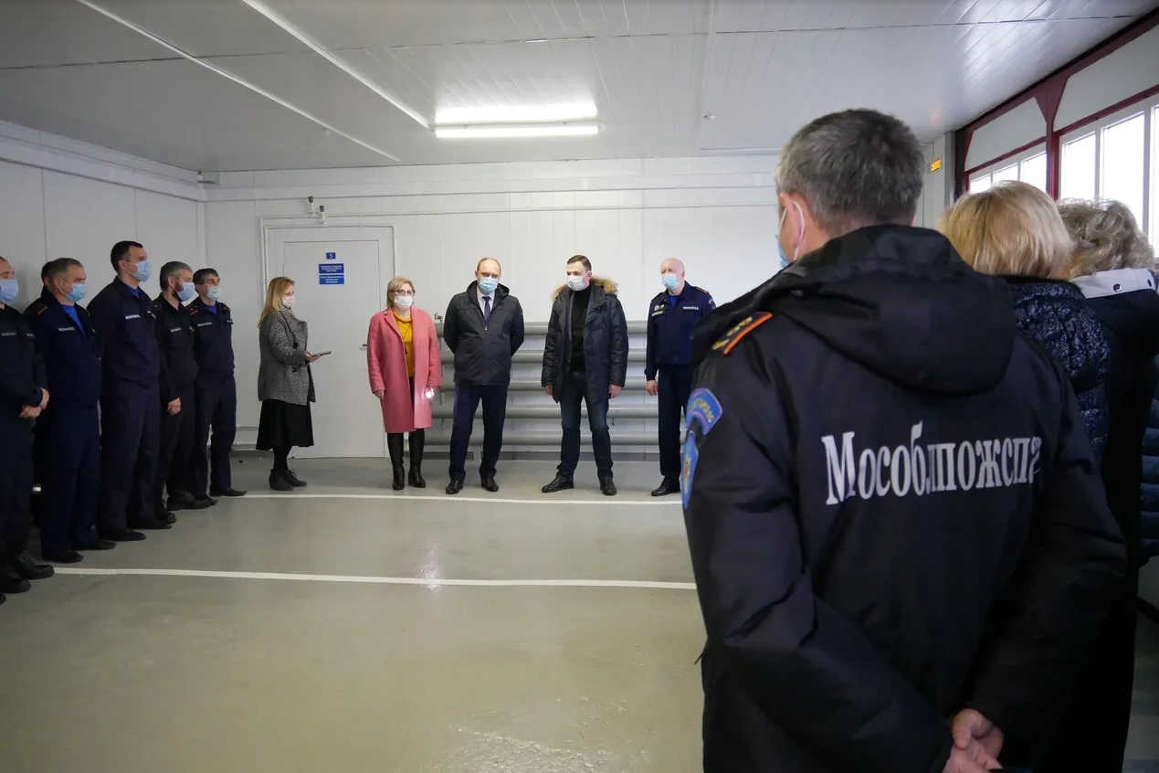 Пожарное депо пожарной части № 247 в Кузнечиках провело показательную тренировку