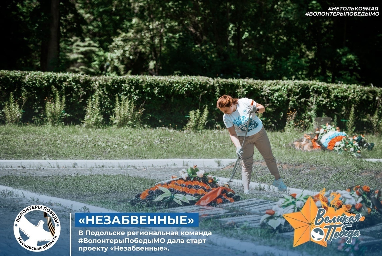 Международный субботник, посвященный 80-летию начала Великой Отечественной войны, состоялся 19 июня в Подольске