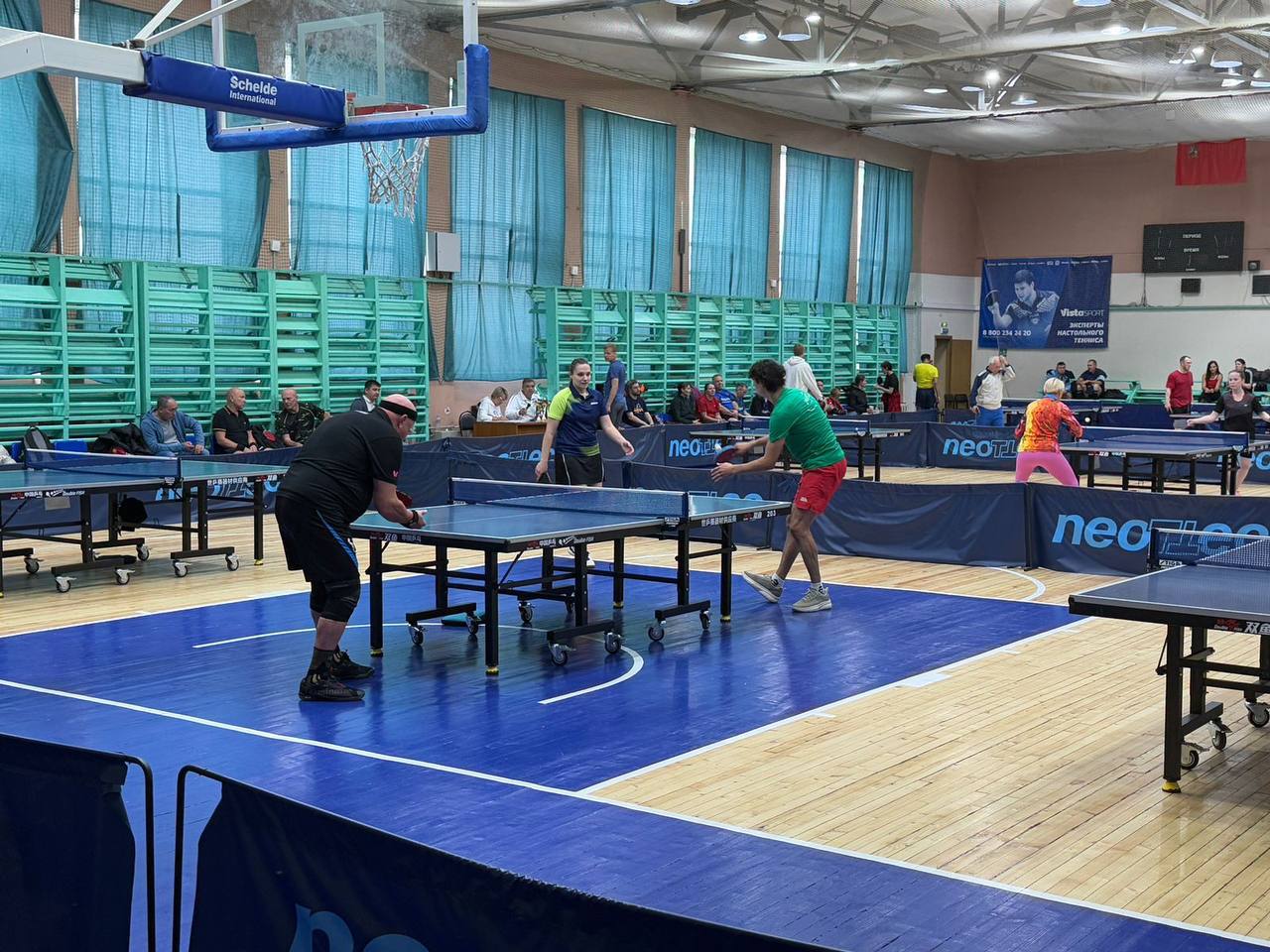 В Подольске прошли соревнования по настольному теннису IX спартакиады по месту жительства