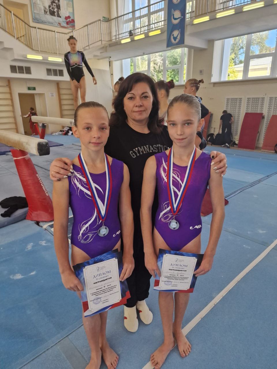 Юные подольские гимнастки завоевали серебро на первенстве ЦФО