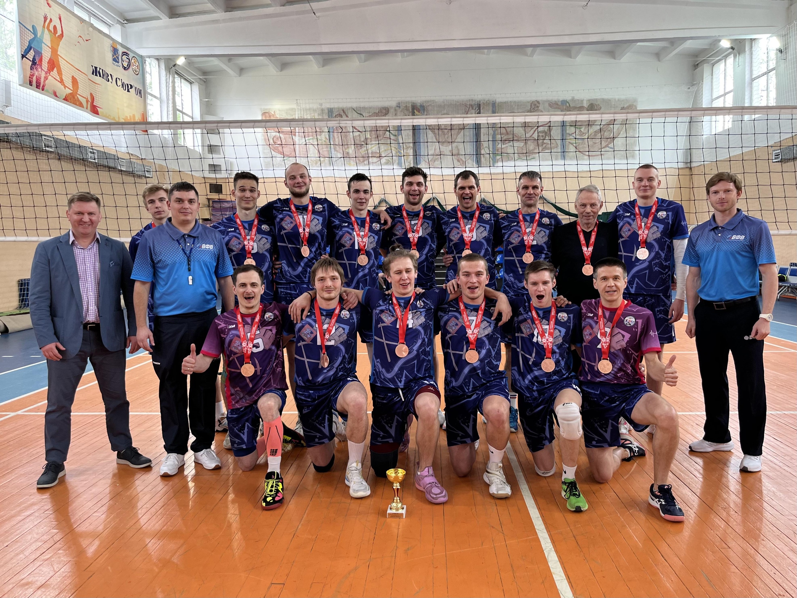 Подольские команды стали призерами областного чемпионата по волейболу