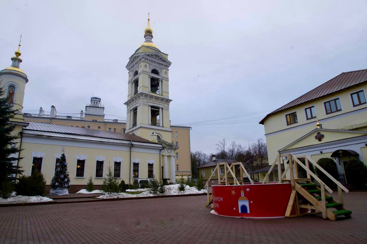 В Подольске завершаются последние приготовления к крещенским купаниям