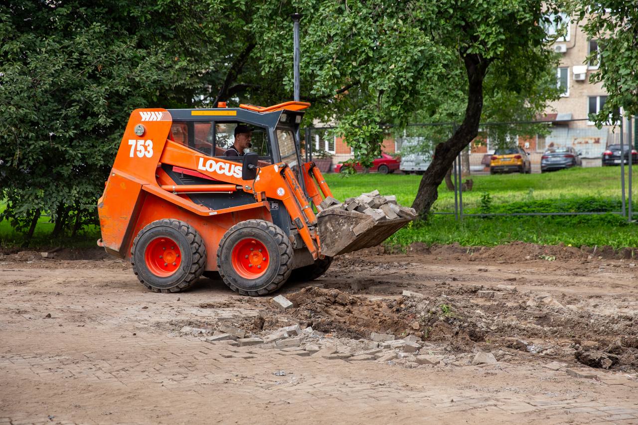 Сквер Спасателей в Подольске благоустраивают в стиле сквера Поколений