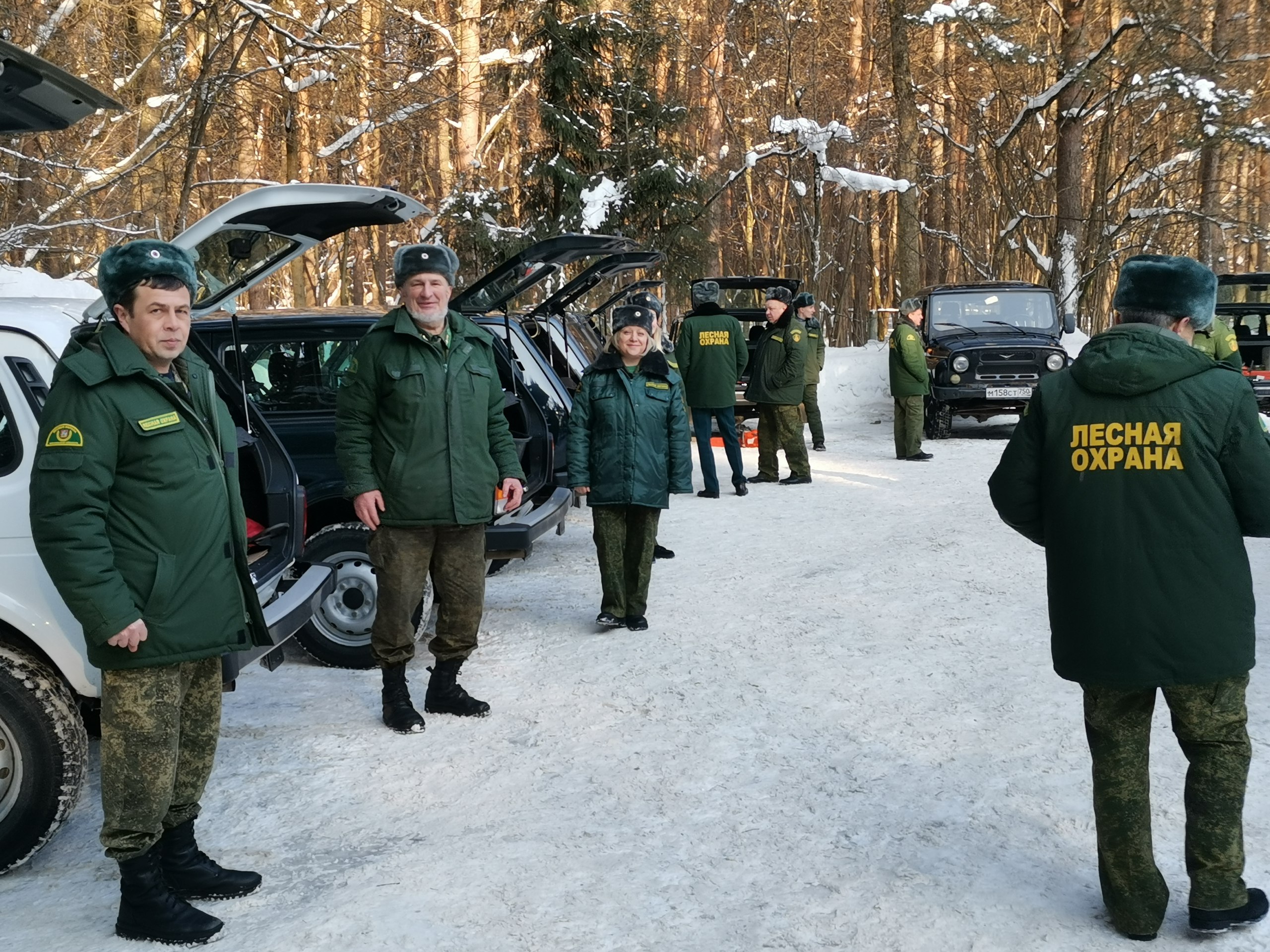 В Подольском лесничестве прошла проверка патрульного автотранспорта