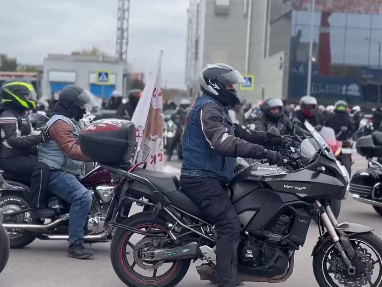 Мотопробег совершили в честь Дня города в Подольске