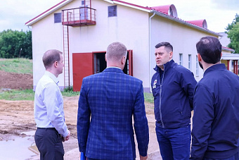 Глава округа проверил, как идут работы по обновлению водозаборного узла «Володарский» в Подольске