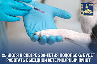 Бесплатно вакцинировать питомцев можно в Подольске