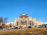 К стекольным работам приступили в строящемся Никольском храме Подольска К стекольным работам приступили в строящемся Никольском храме Подольска