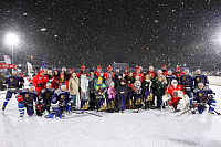 Сборная Подольска сыграла в матче со звездами хоккея