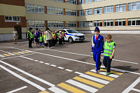 В Подольске продолжают проводить обучающие пешеходные занятия для школьников