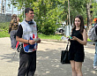 В Подольске волонтеры напоминают пассажирам ж/д правила безопасности