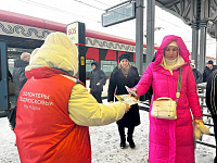 Рейд безопасности провели волонтеры на станции Подольск
