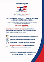 Начался прием заявлений для включения в список избирателей по месту нахождения