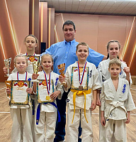 Юные климовские каратисты покорили фестиваль в Домодедове Юные климовские каратисты покорили фестиваль в Домодедове