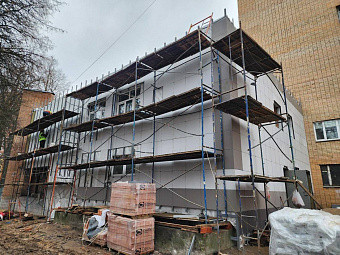 Капремонт ведется в здании Центра детского творчества на Гривно 